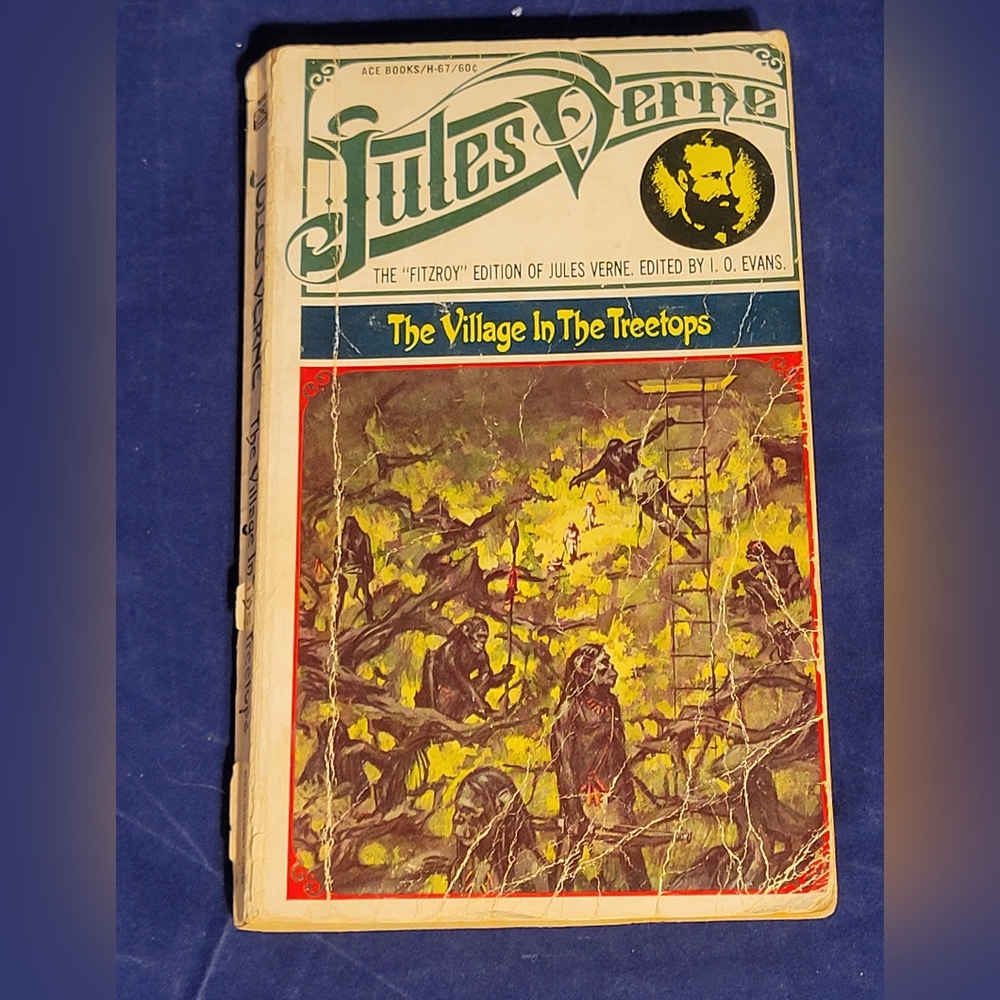 VTG The Village In The Treetops Jules Verne Fitzroy Edition PB1964 AceBooks/H-67